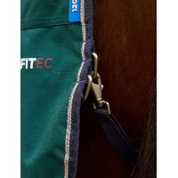 Weatherbeeta ComFiTec Plus Dynamic Turnout deken 100 g met hoge hals Bosgroen / marineblauw Weatherbeeta ComFiTec Plus Dynamic Turnout deken 100 g met hoge hals Bosgroen / marineblauw