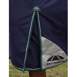 Weatherbeeta ComFiTec Plus Dynamic Turnout deken 100 g met hoge hals Marine / bosgroen Blauw Weatherbeeta ComFiTec Plus Dynamic Turnout deken 100 g met hoge hals Marine / bosgroen Blauw