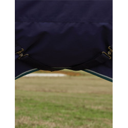 Weatherbeeta ComFiTec Plus Dynamic Turnout deken 100 g met hoge hals Marine / bosgroen Blauw Weatherbeeta ComFiTec Plus Dynamic Turnout deken 100 g met hoge hals Marine / bosgroen Blauw