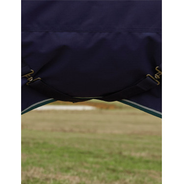 Weatherbeeta ComFiTec Plus Dynamic Turnout deken 100 g met hoge hals Marine / bosgroen Blauw Weatherbeeta ComFiTec Plus Dynamic Turnout deken 100 g met hoge hals Marine / bosgroen Blauw