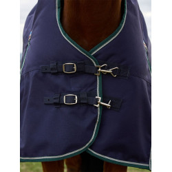 Deken Weatherbeeta ComFiTec Plus Dynamic Turnout 220g high neck Marine / bosgroen Blauw Deken Weatherbeeta ComFiTec Plus Dynamic Turnout 220g high neck Marine / bosgroen Blauw
