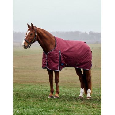 Deken Weatherbeeta ComFiTec Prelim Turnout 220 g Bourgogne / marine Deken Weatherbeeta ComFiTec Prelim Turnout 220 g Bourgogne / marine