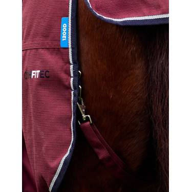 Deken Weatherbeeta ComFiTec Prelim Turnout 220 g Bourgogne / marine Deken Weatherbeeta ComFiTec Prelim Turnout 220 g Bourgogne / marine