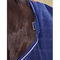 Deken Weatherbeeta ComFiTec Prelim Turnout 220 g Gebreide marineblauwe plaid met reliëf Deken Weatherbeeta ComFiTec Prelim Turnout 220 g Gebreide marineblauwe plaid met reliëf