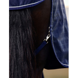 Deken Weatherbeeta ComFiTec Prelim Turnout 220 g Gebreide marineblauwe plaid met reliëf Deken Weatherbeeta ComFiTec Prelim Turnout 220 g Gebreide marineblauwe plaid met reliëf