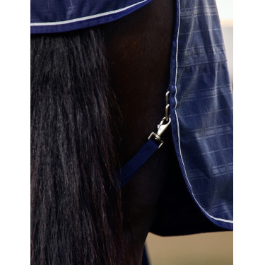 Deken Weatherbeeta ComFiTec Prelim Turnout 220 g Gebreide marineblauwe plaid met reliëf Deken Weatherbeeta ComFiTec Prelim Turnout 220 g Gebreide marineblauwe plaid met reliëf