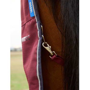 Weatherbeeta ComFiTec Prelim Turnout Combo 220 g deken Bourgogne / marine Weatherbeeta ComFiTec Prelim Turnout Combo 220 g deken Bourgogne / marine