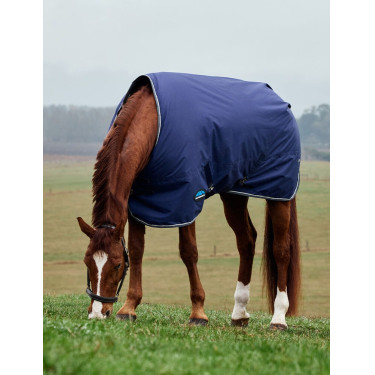 Weatherbeeta ComFiTec Tyro Turnout 50g deken Marine / houtskoolkleur Weatherbeeta ComFiTec Tyro Turnout 50g deken Marine / houtskoolkleur