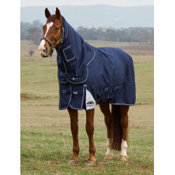 Weatherbeeta ComFiTec Ultra Turnout 220g deken met afneembare halsdeel Marine Marineblauw