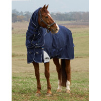 Weatherbeeta ComFiTec Ultra Turnout 220g deken met afneembare halsdeel Houtskool Grijs