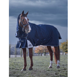 Weatherbeeta ComFiTec Ultra Turnout 220g deken met afneembare halsdeel Marine Marineblauw