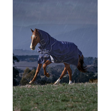 Weatherbeeta ComFiTec Ultra Turnout 220g deken met afneembare halsdeel Marine Marineblauw