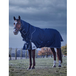 Weatherbeeta ComFiTec Ultra Turnout 220g deken met afneembare halsdeel Marine Marineblauw