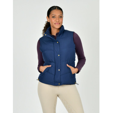 Dublin Patrice dames mouwloos gewatteerd bodywarmer Marineacademie