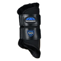 Weatherbeeta Tough-Tec Comfy schapenvacht peesbeschermers Zwart / zwart Weatherbeeta Tough-Tec Comfy schapenvacht peesbeschermers Zwart / zwart