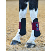 Weatherbeeta Tough-Tec Prime Open peesbeschermers Zwart / bordeaux
