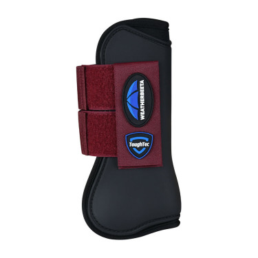 Weatherbeeta Tough-Tec Prime Open peesbeschermers Zwart / bordeaux