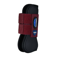 Weatherbeeta Tough-Tec Prime Open peesbeschermers Zwart / bordeaux