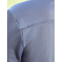 Ademende Dublin paardrijtop met lange mouwen voor kinderen Blauwe nevel