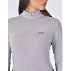 Weatherbeeta dames lange mouwen bamboe prestatie-top Gebronsde lila Violet Weatherbeeta dames lange mouwen bamboe prestatie-top Gebronsde lila Violet