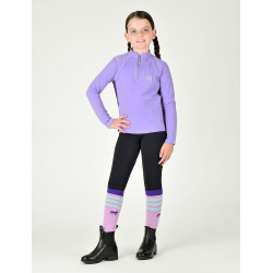 Dublin langemouwen-top met inzetstuk voor kinderen Sadie Paisley violet / keizerlijk violet Dublin langemouwen-top met inzetstuk voor kinderen Sadie Paisley violet / keizerlijk violet