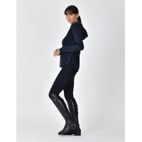 Weatherbeeta dameshoodie met lange mouwen London Layer bovenstuk Donker marine gemêleerd Weatherbeeta dameshoodie met lange mouwen London Layer bovenstuk Donker marine gemêleerd