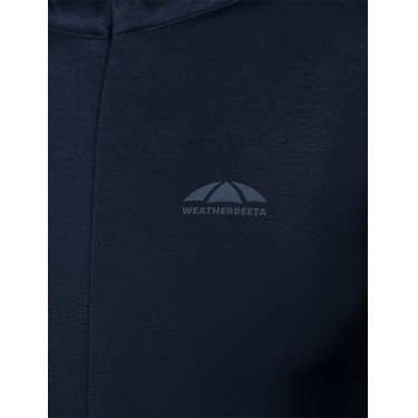 Weatherbeeta dames longsleeve met halve rits Copper Marine Marineblauw