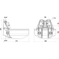 Peddeldrinkbak met...