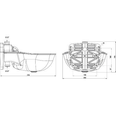 Likkendrinkbak K75 Kerbl 2,8 liter Likkendrinkbak K75 Kerbl 2,8 liter