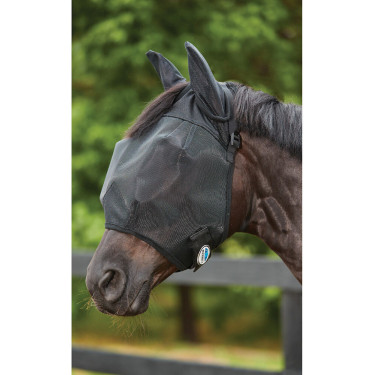 Weatherbeeta Deluxe vliegenmasker met oorbescherming Zwart Weatherbeeta Deluxe vliegenmasker met oorbescherming Zwart