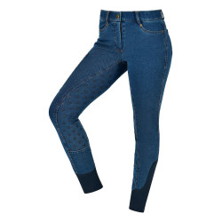 Kinderbroek Dublin Shona Denim met volledige grip Lichtblauw denim Marineblauw Kinderbroek Dublin Shona Denim met volledige grip Lichtblauw denim Marineblauw