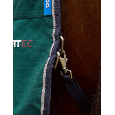 Deken Weatherbeeta ComFiTec Plus Dynamic Turnout 220 g Bosgroen / marineblauw Deken Weatherbeeta ComFiTec Plus Dynamic Turnout 220 g Bosgroen / marineblauw