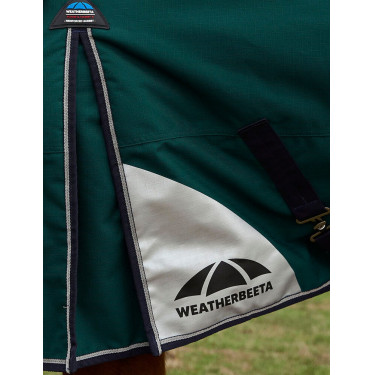 Deken Weatherbeeta ComFiTec Plus Dynamic Turnout 220 g Bosgroen / marineblauw Deken Weatherbeeta ComFiTec Plus Dynamic Turnout 220 g Bosgroen / marineblauw