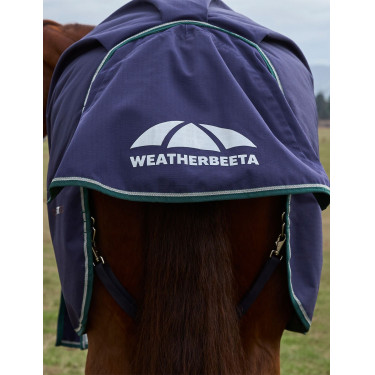 Deken Weatherbeeta ComFiTec Plus Dynamic Turnout 220 g Marine / bosgroen Blauw