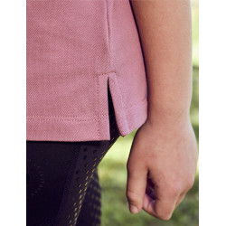 Kinderpoloshirt met korte mouwen van Dublin in piquékatoen Stofroze