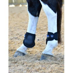 Strijklappen Weatherbeeta Tough-Tec Prime Fetlock Zwart / zwart