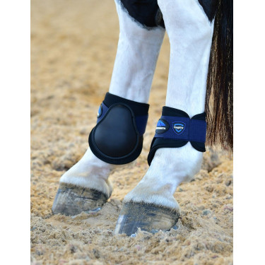Strijklappen Weatherbeeta Tough-Tec Prime Fetlock Zwart / marine Marineblauw