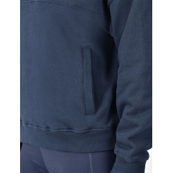 Dublin dames fleece trui met 1/4-rits Marine Marineblauw