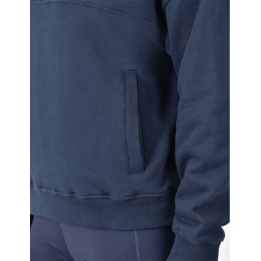 Dublin dames fleece trui met 1/4-rits Marine Marineblauw
