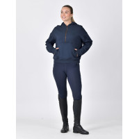 Dublin fleece-trui met capuchon, dames, 1/4-rits Marine Marineblauw Dublin fleece-trui met capuchon, dames, 1/4-rits Marine Marineblauw