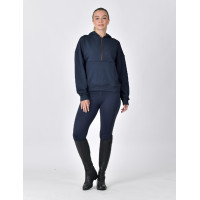 Dublin fleece-trui met capuchon, dames, 1/4-rits Marine Marineblauw Dublin fleece-trui met capuchon, dames, 1/4-rits Marine Marineblauw