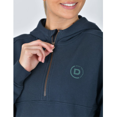 Dublin fleece-trui met capuchon, dames, 1/4-rits Marine Marineblauw Dublin fleece-trui met capuchon, dames, 1/4-rits Marine Marineblauw