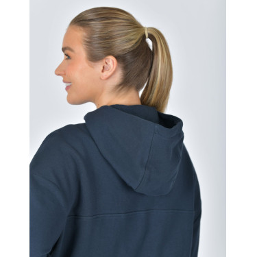 Dublin fleece-trui met capuchon, dames, 1/4-rits Marine Marineblauw Dublin fleece-trui met capuchon, dames, 1/4-rits Marine Marineblauw
