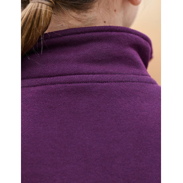Kinder fleecepullover Dublin 1/4-rits Paarsviolet Kinder fleecepullover Dublin 1/4-rits Paarsviolet
