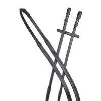 Collegiate ComFiTec Opulux platte teugels rubber Zwart Collegiate ComFiTec Opulux platte teugels rubber Zwart