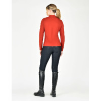 Weatherbeeta Reno lange mouwen rij-T-shirt Rood oker Weatherbeeta Reno lange mouwen rij-T-shirt Rood oker