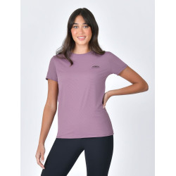 Weatherbeeta T-shirt kort mouw casual UV Mauve wijn Violet
