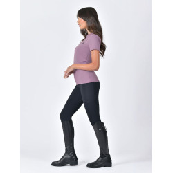 Weatherbeeta T-shirt kort mouw casual UV Mauve wijn Violet