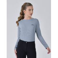 Casual UV-langarmshirt Weatherbeeta Blauwe steen