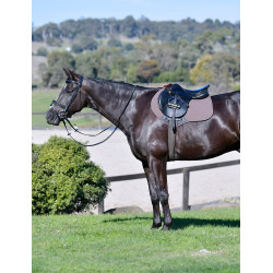 Zadelpad Weatherbeeta springvorm Prime Comfy Fleece Bruin